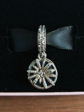 Authentic Pandora Dazzling Wishes Dangle Charm – 797531CZ Retired